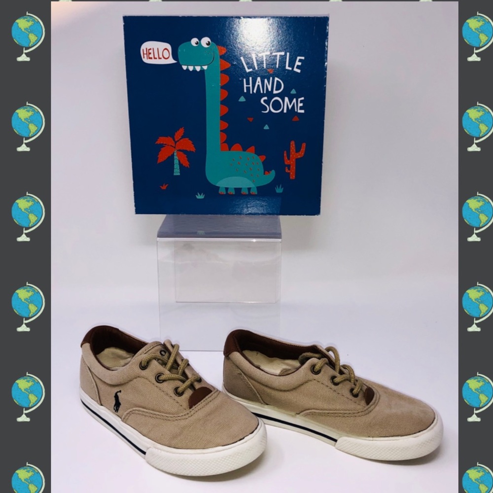 POLO Ralph Lauren Boy’s Fashion Sneakers - Size 10